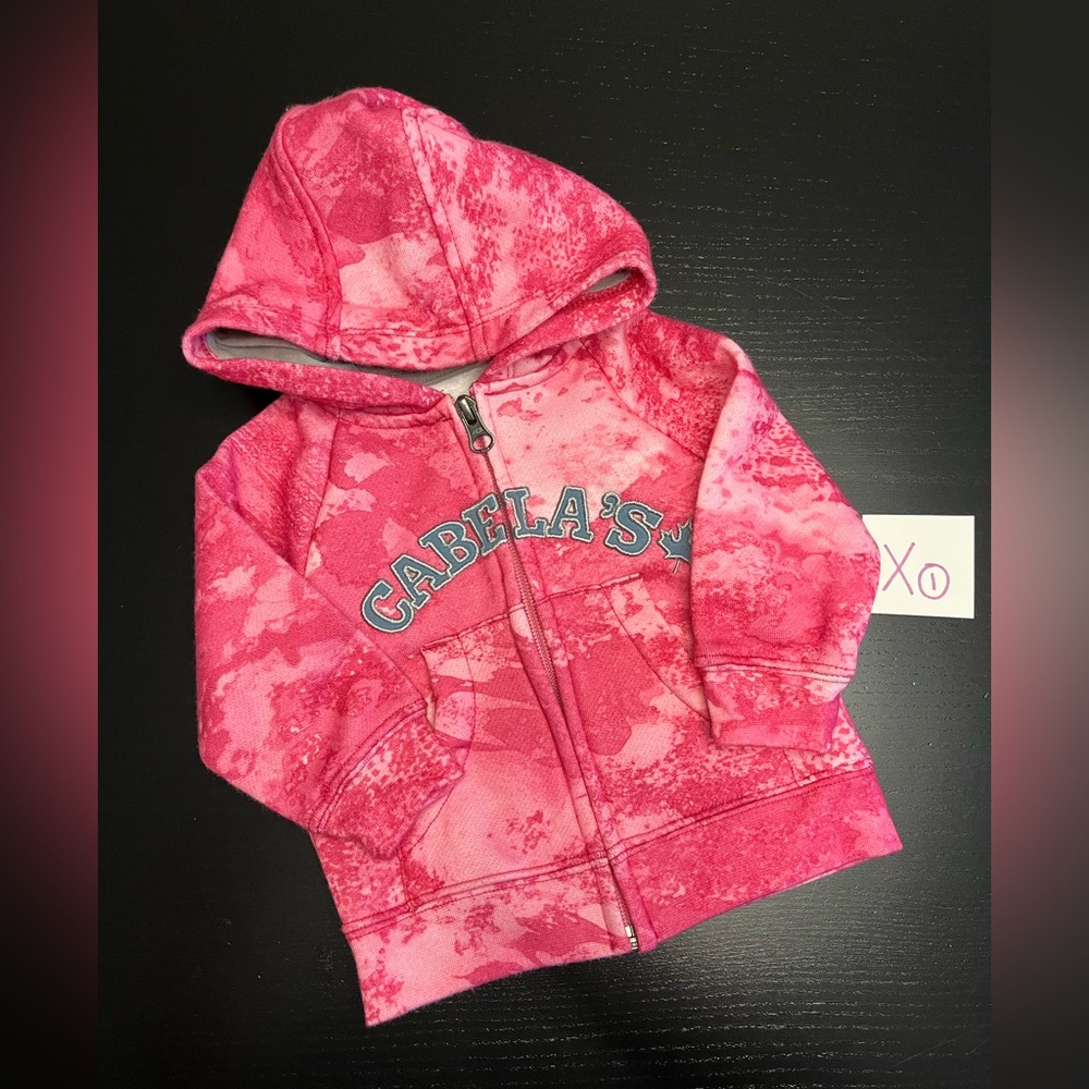 Cabela’s 0-3m Hooded Zip Up Sweater for Baby Girl